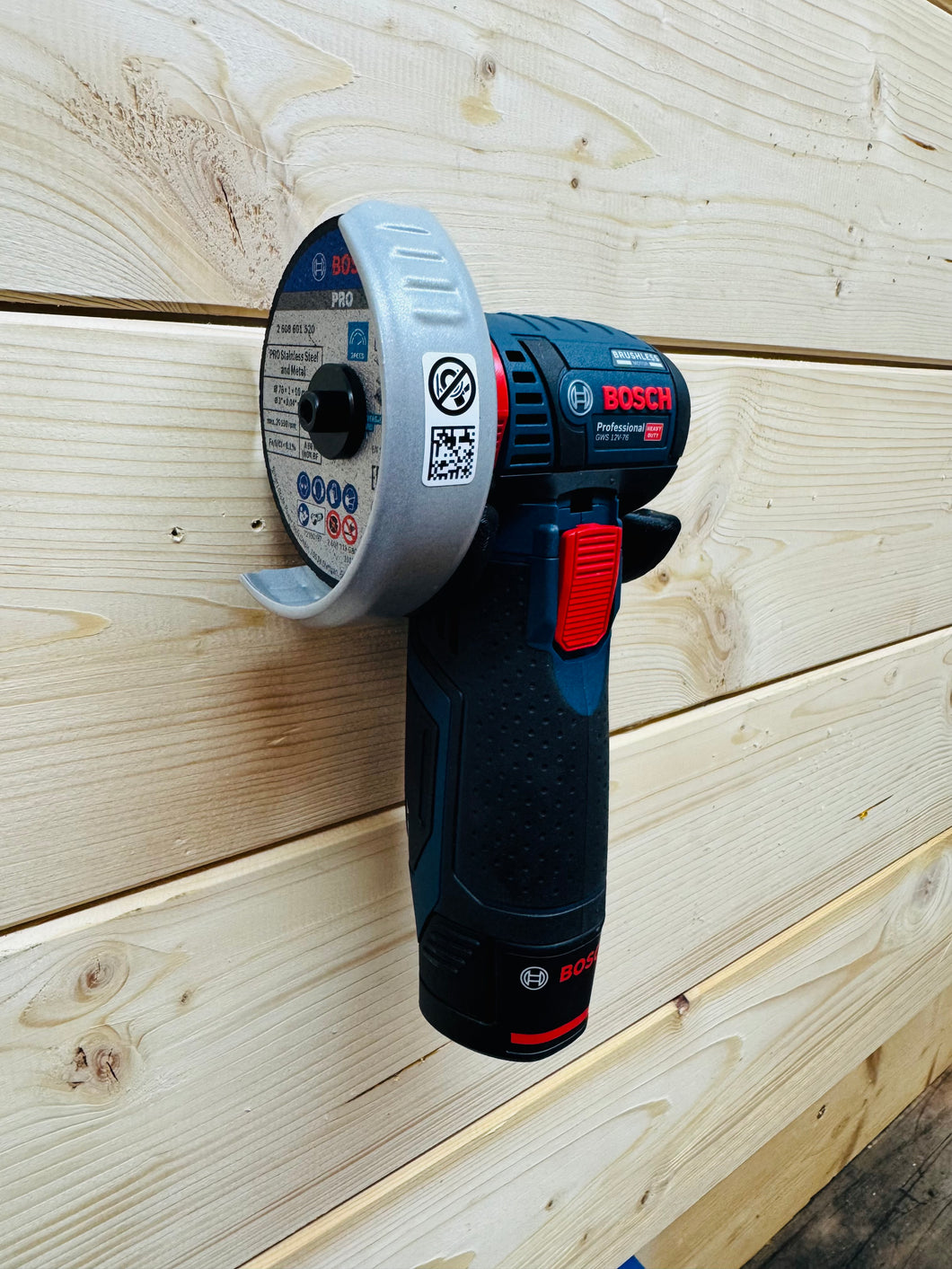 Bosch Professional GWS 12V-76 Flex Winkelschleifer Wandhalter