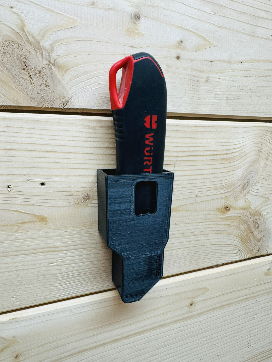 Teppichmesser Cuttermesser Würt Wandhalter Halter Halterung Werkstatt Werkbank