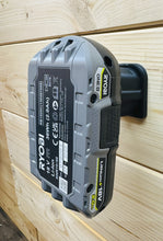 Lade das Bild in den Galerie-Viewer, 2x Ryobi 18V Akkuhalter Akku Halter Wandhalter Halterung
